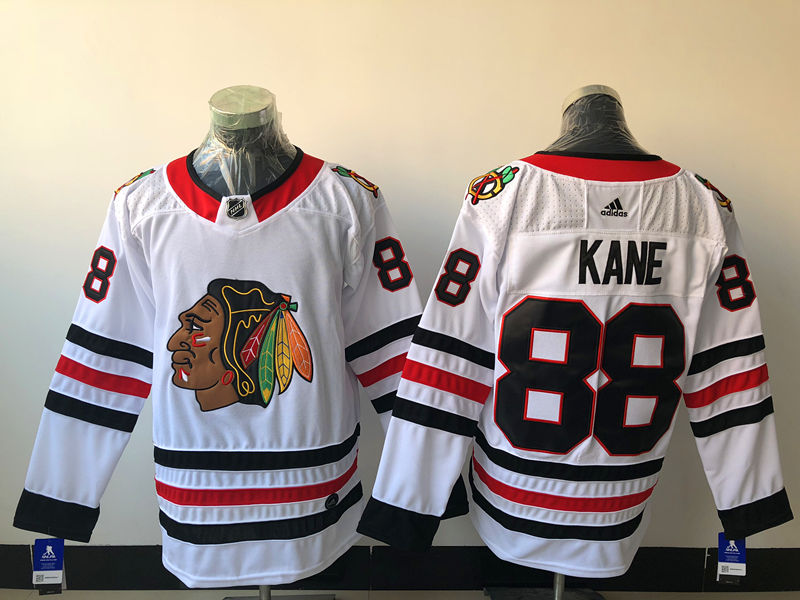 Camisa NHL Chicago Blackhawks Jersey Branca