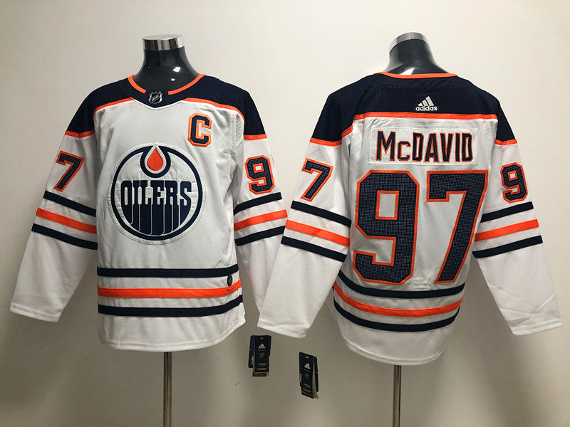 Jersey Edmonton Oilers Branca - OGJERSEYSHOP