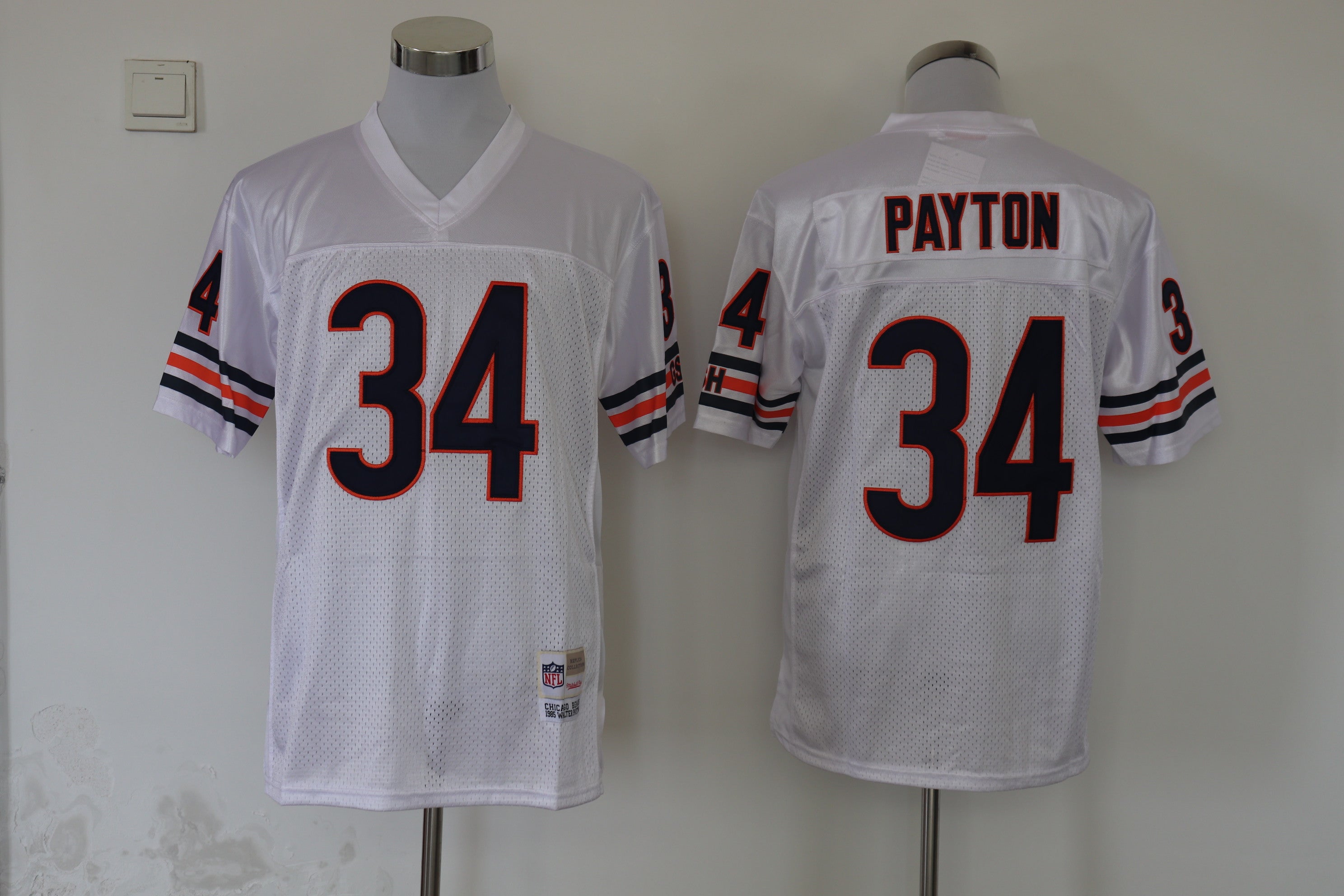 Jersey Chicago Bears Mitchell & Ness Throwback Branca - OGJERSEYSHOP