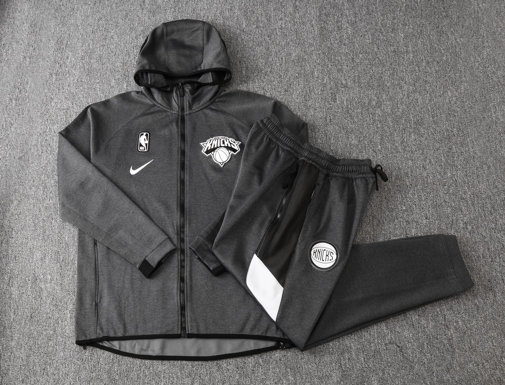 Conjunto Nike Therma Flex New York Knicks Preto Treino - OGJERSEYSHOP