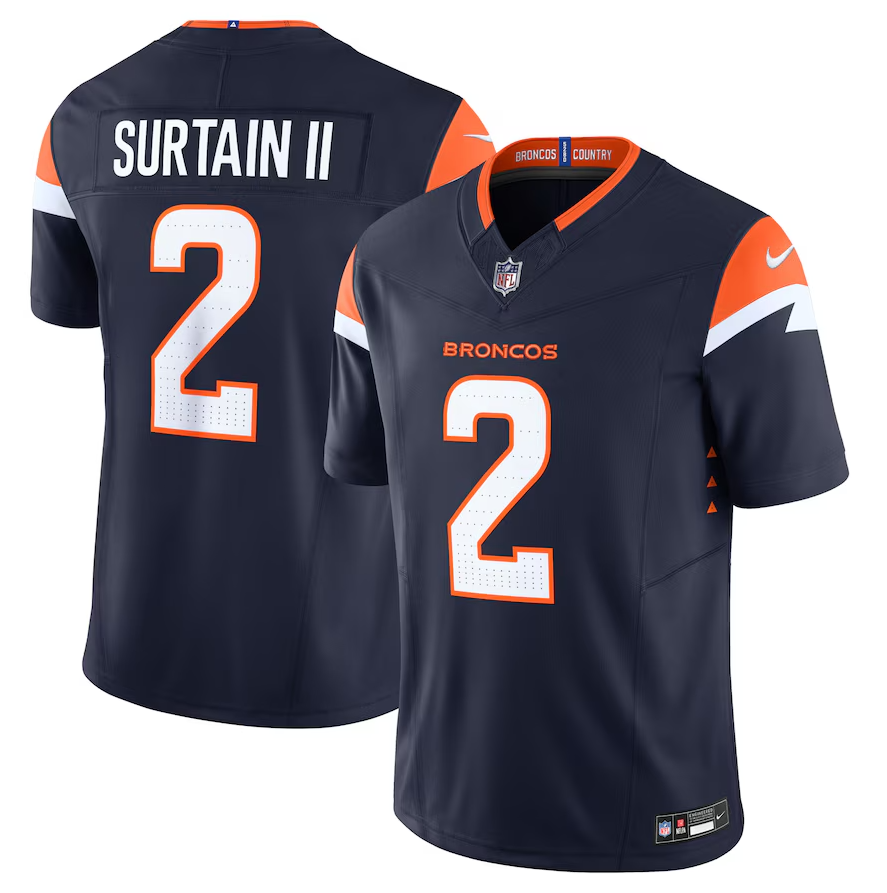 Camisa NFL Denver Broncos Vapor F.U.S.E. Limited Azul Mile High Collection