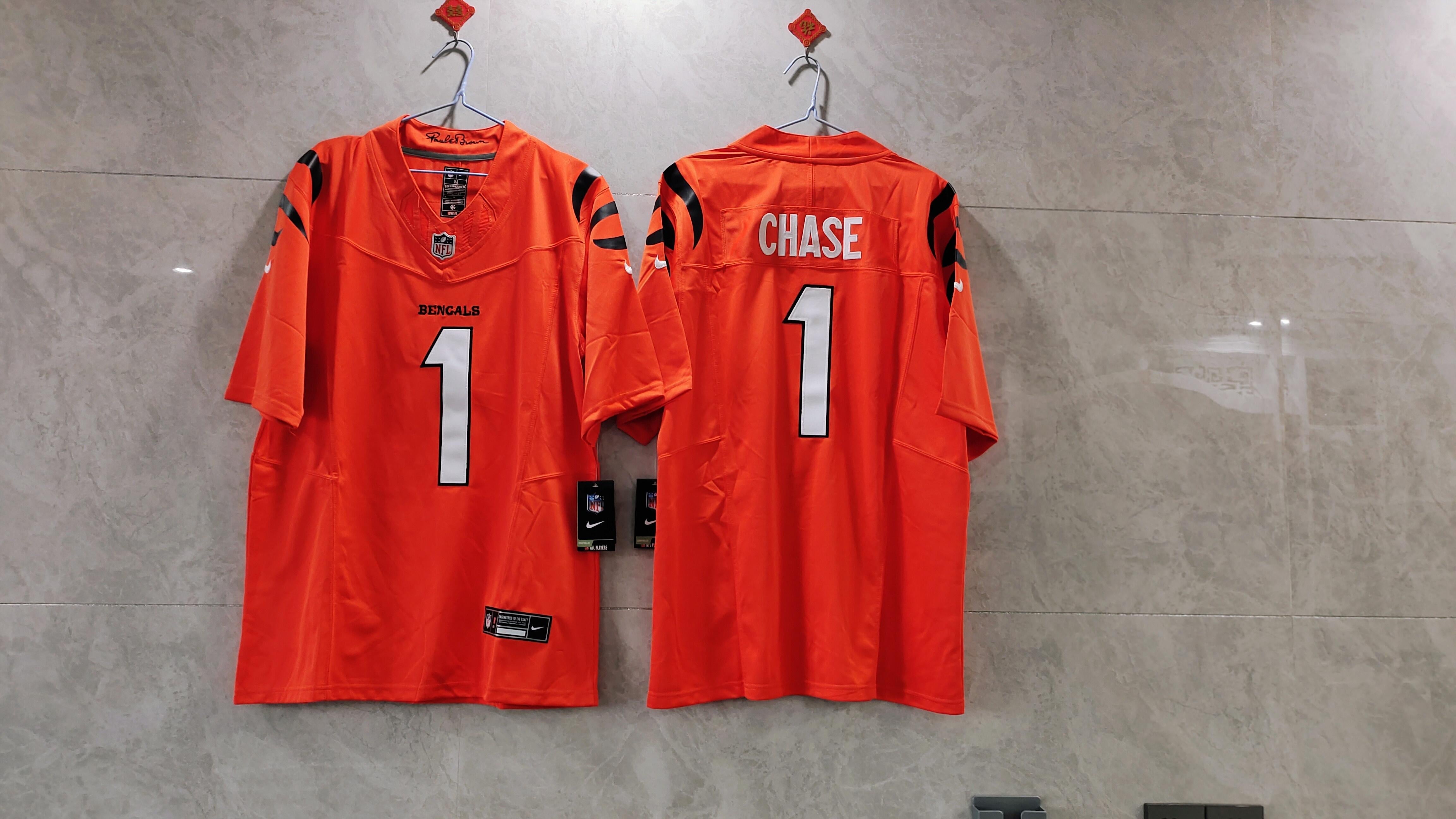 Camisa NFL Cincinnati Bengals Vapor F.U.S.E. Limited Jersey Laranja