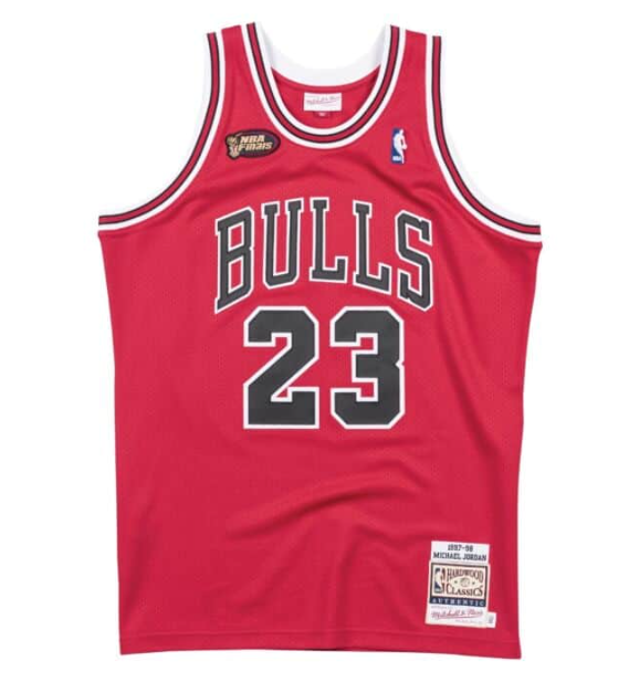 Regata Authentic Chicago Bulls Mitchell & Ness Hardwood Classics Road Finals 1997/98 - OGJERSEYSHOP