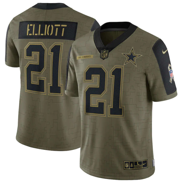 Camisa NFL Dallas Cowboys Salute To Service Vapor Limited 2021/22