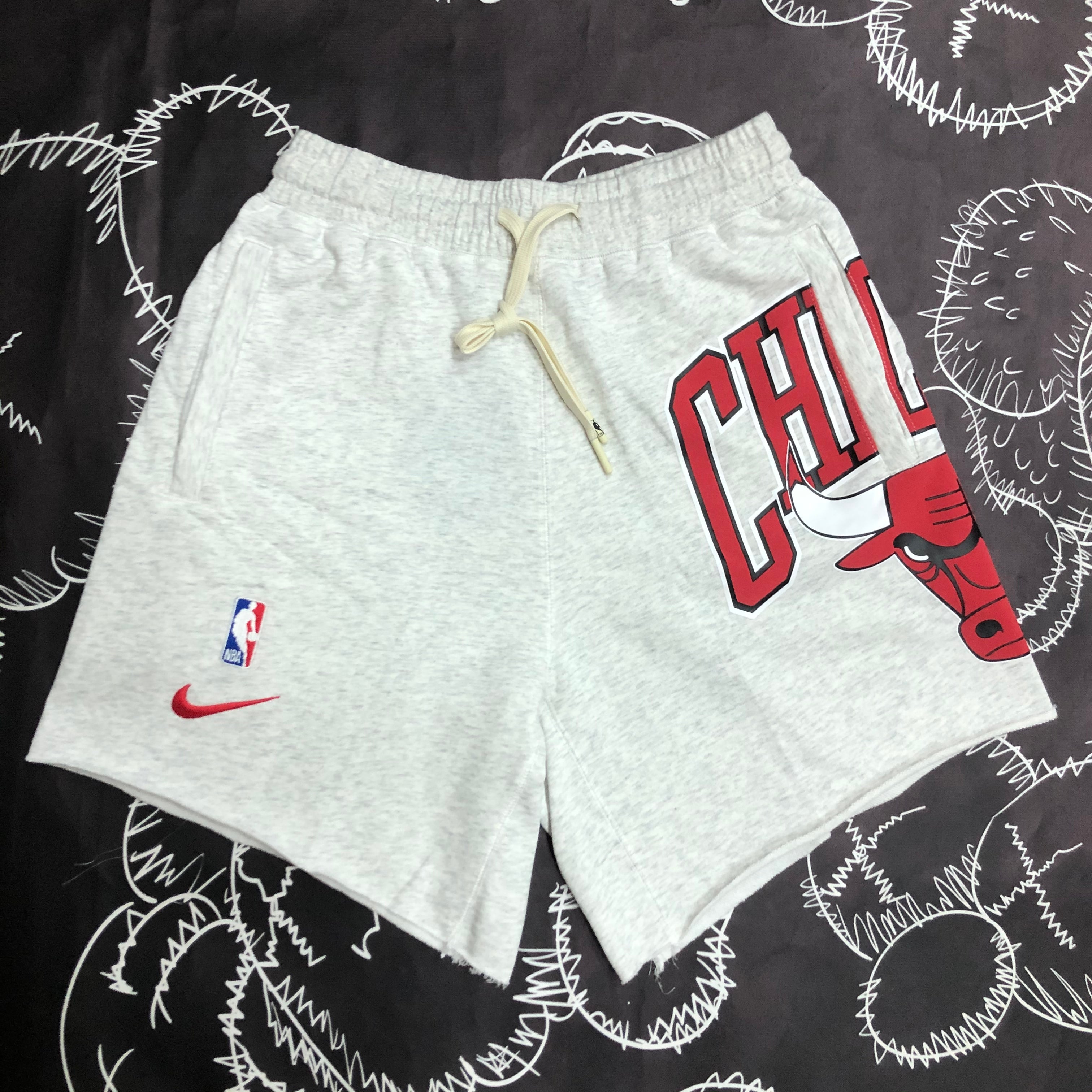Short Casual Chicago Bulls Cinza - OGJERSEYSHOP
