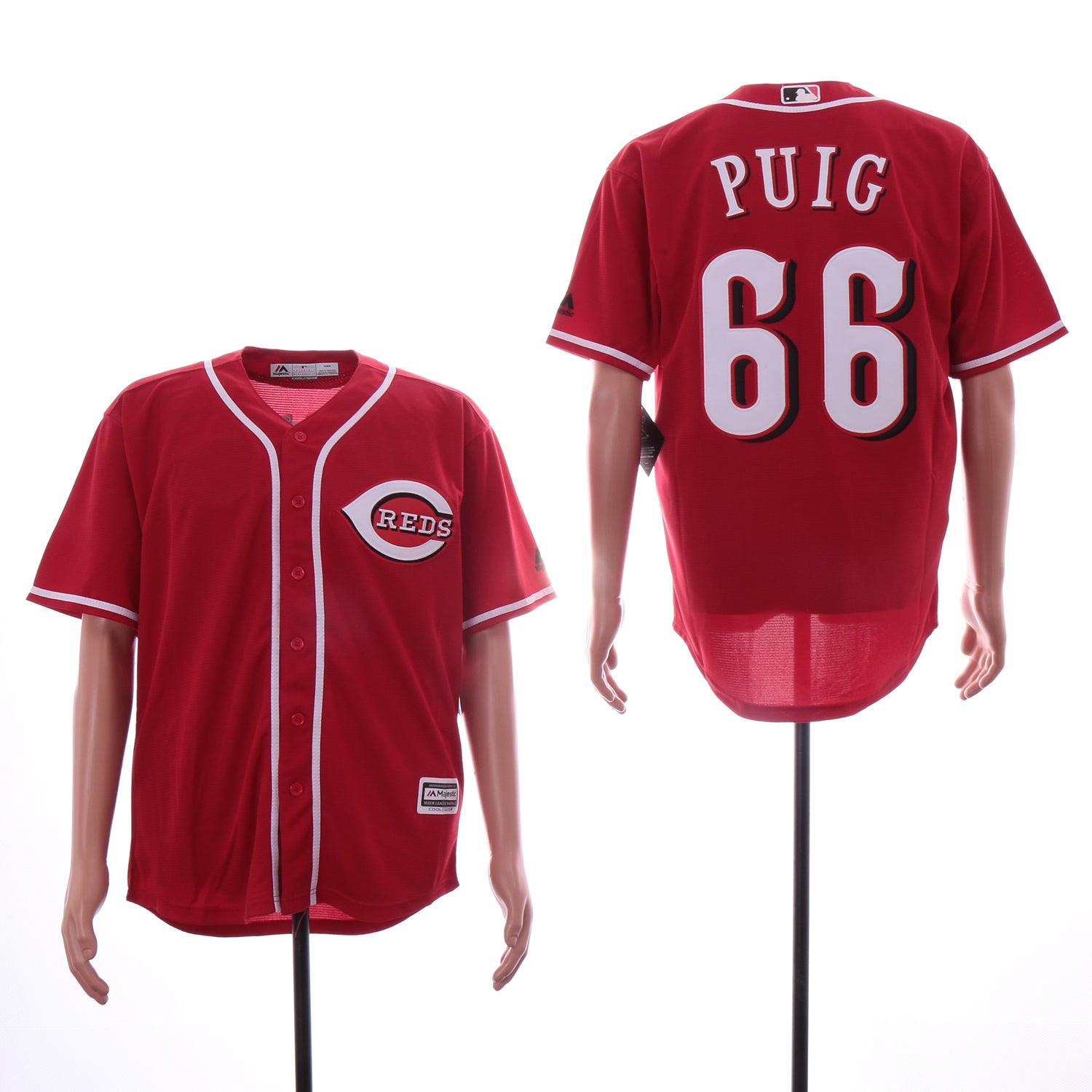 Jersey Cincinnati Reds Majestic Retrô Vermelha - OGJERSEYSHOP