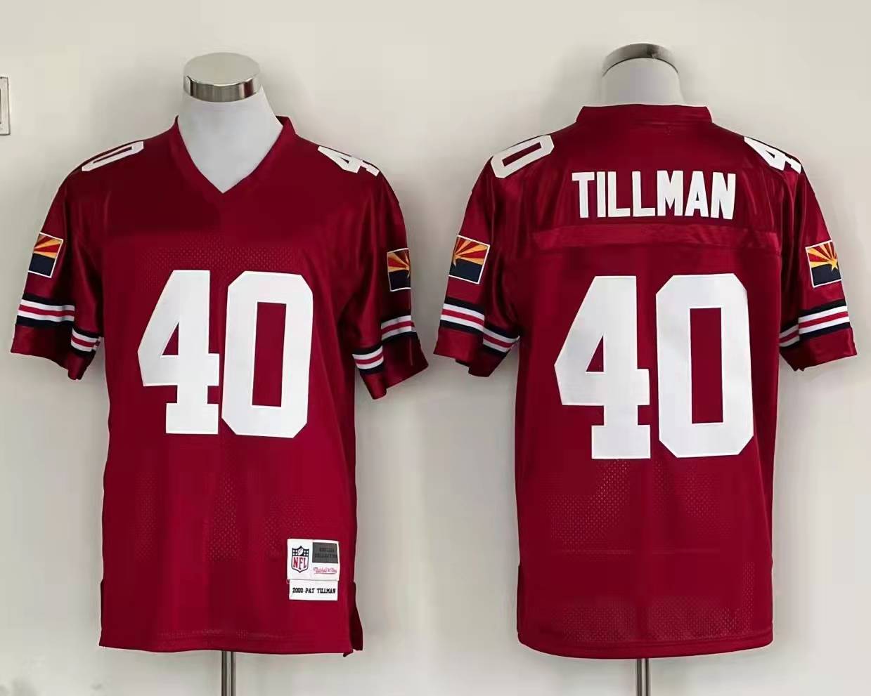 Jersey Arizona Cardinals Mitchell & Ness Throwback Vermelha - OGJERSEYSHOP
