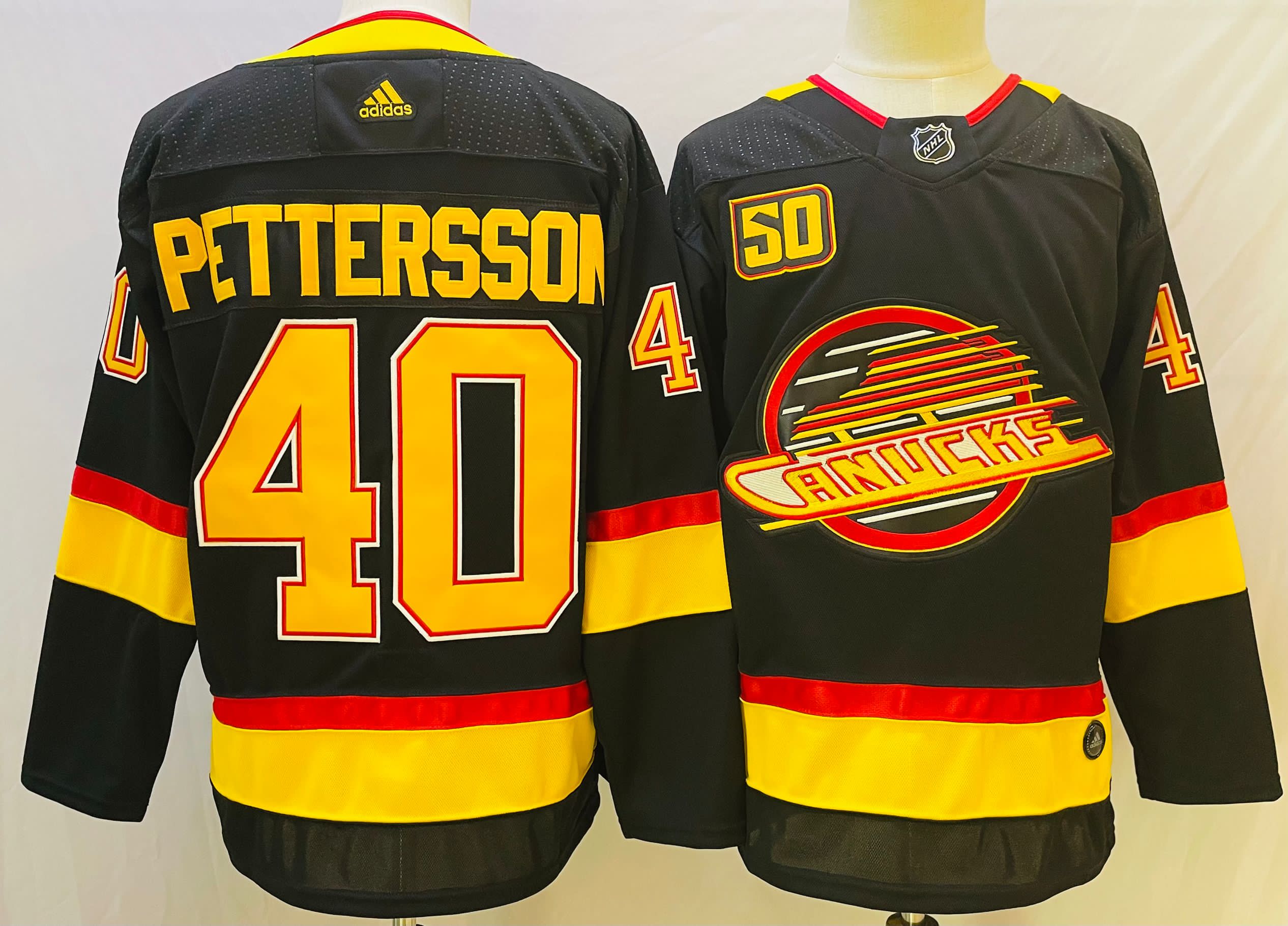 Camisa NHL Vancouver Canucks Jersey Preta
