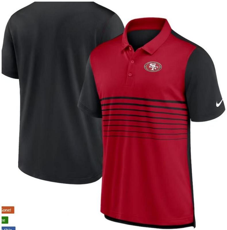 Camisa Polo Nike San Francisco 49ers - Vermelha/Preta - OGJERSEYSHOP